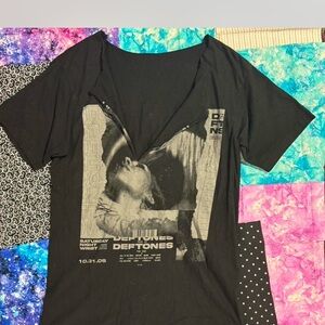 Black Deftones Graphic Tee